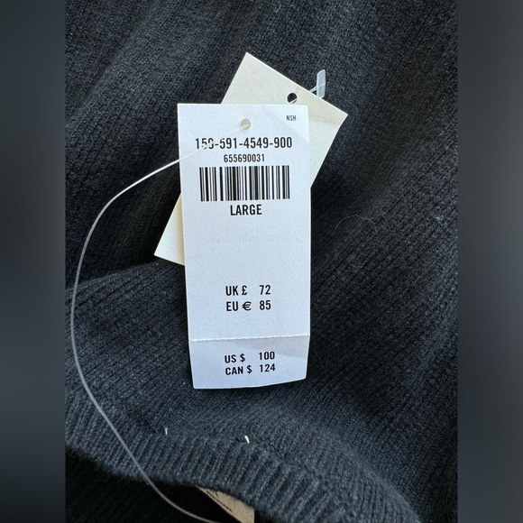 Abercrombie & Fitch | NWT Black Midi Tank Dress Large - Picture 6 of 7